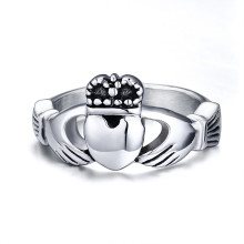 Stainless Steel Claddagh Engagement Ring