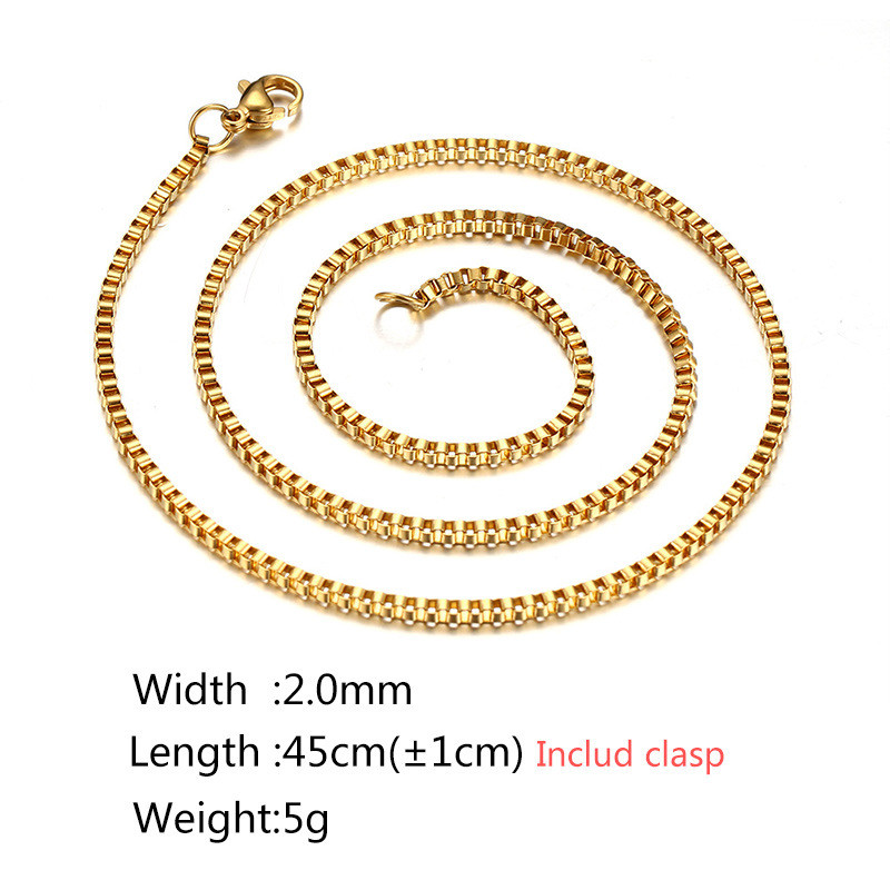 Wholesale IP Gold Stainless Steel Necklace for Sale