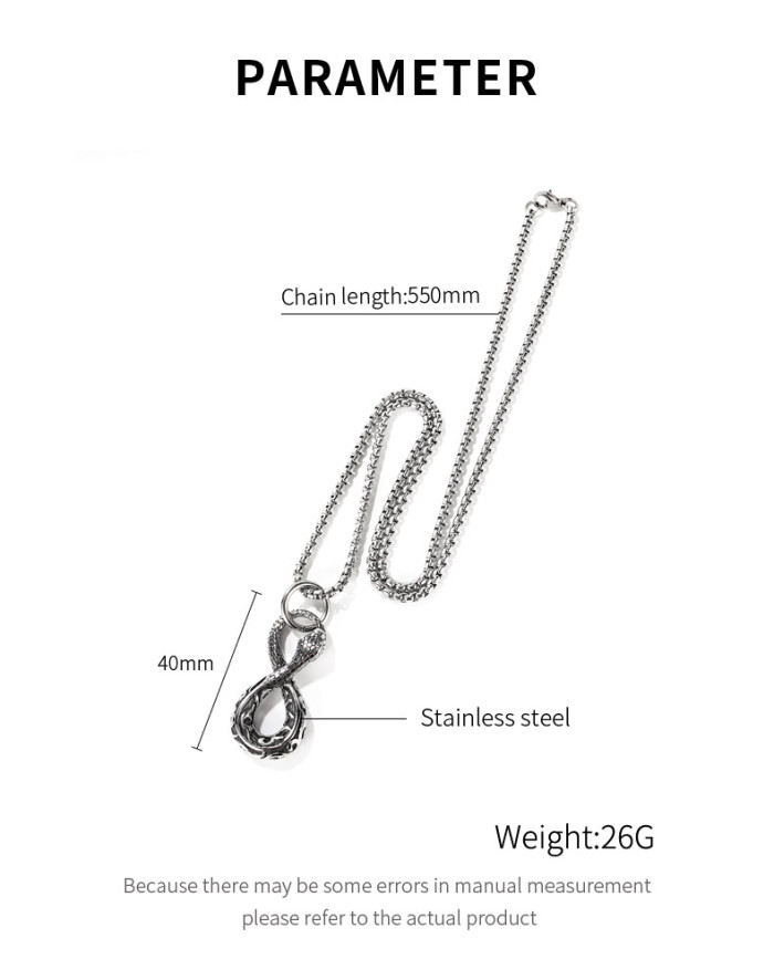 Wholesale Stainless Steel Boa Pendant