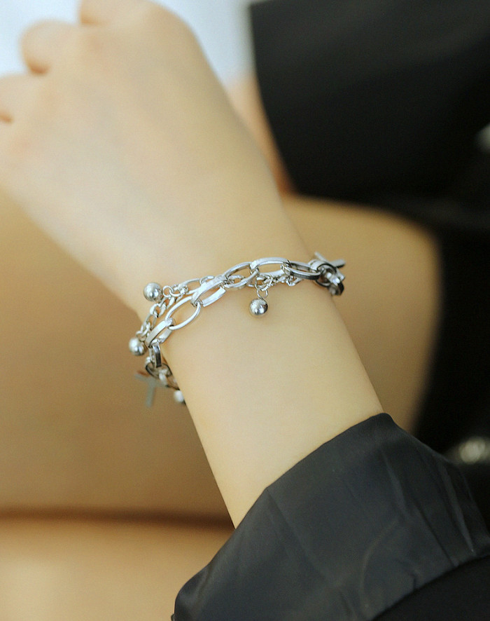 Wholesale Stainless Steel Bracelet Mix & Match with Cross