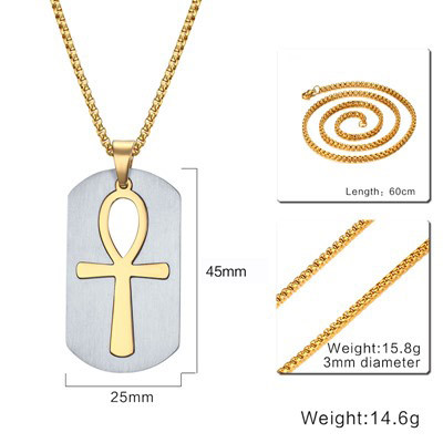 China Stainless Steel Jewelry Cross Pendant