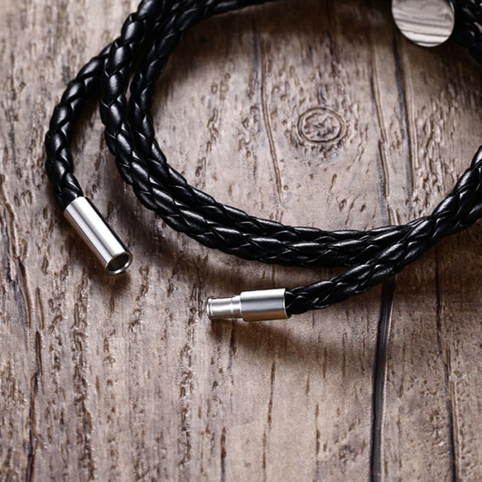 Wholesale New Stylish Leather Bracelet Multi-Layer Braided Rope