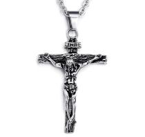 Steel Jesus Cross Necklace Wholesale