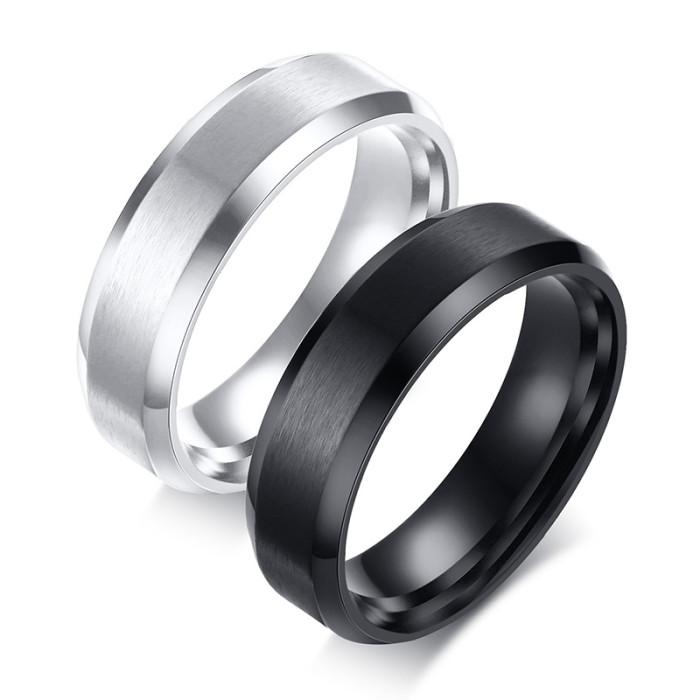Wholesale Stainless Steel Matt Fashion Ring Trends