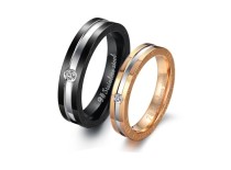 Stainless Steel Wedding n Engagement Rings
