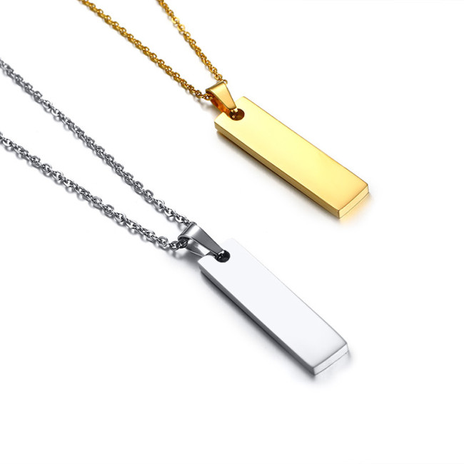 Wholesale Stainless Steel Womens Bar Necklace