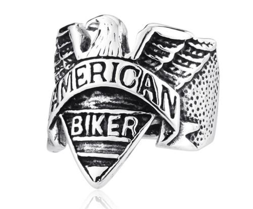 Wholesale Stainless Steel Rings Online American Biker Ring