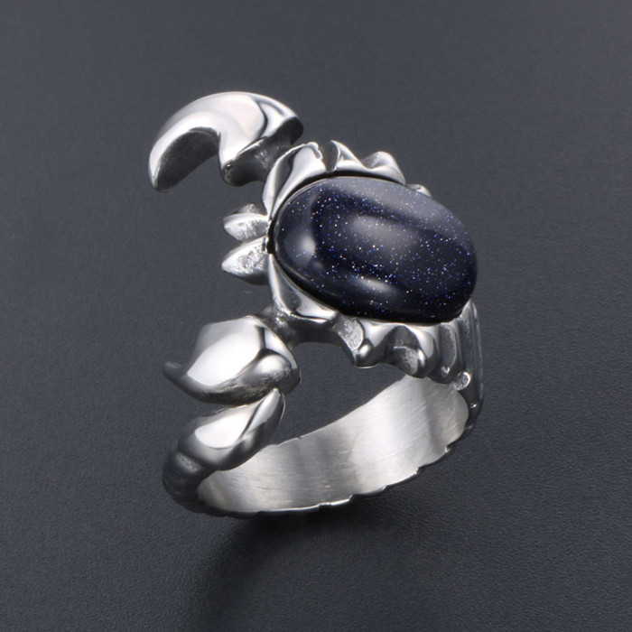 Wholesale Stainless Steel Mens Scorpion Shaped Ring