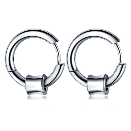 Wholesale Stainless Steel Huggie Hoop Earrings with Charm