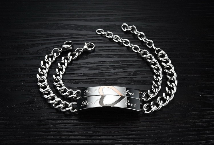 Stainless Steel Couple Bracelets Wholesaler