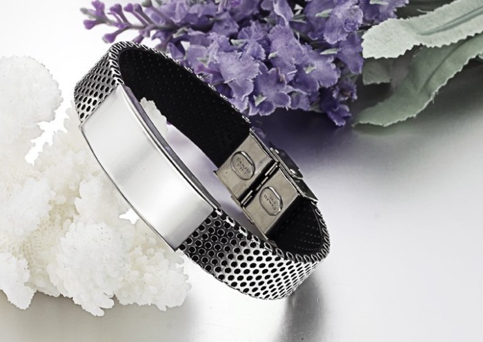 Stainless Steel Leather Bracelet China