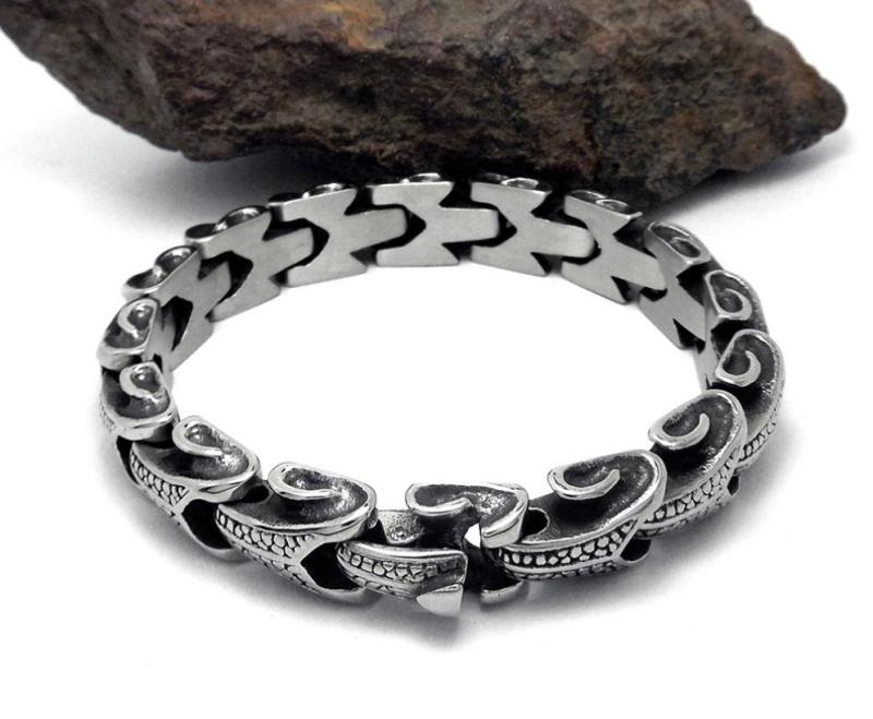 Wholesale Stainless Steel Biker Bracelets Jewelry