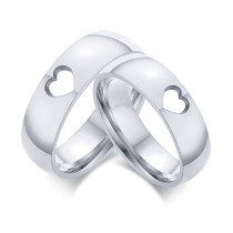Wholesale Stainless Steel Hollow Ring for Wedding
