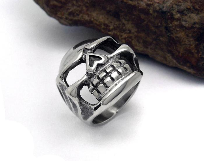 Stainless Steel Skull Rings Jewelry
