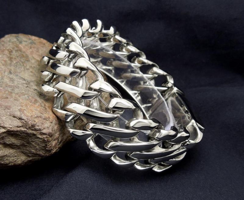 Wholesale Stainless Steel Biker Bracelets for Men