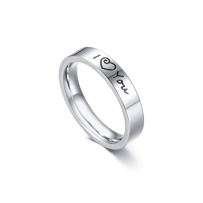 Wholesale Stainless Steel Love Ring for Girl
