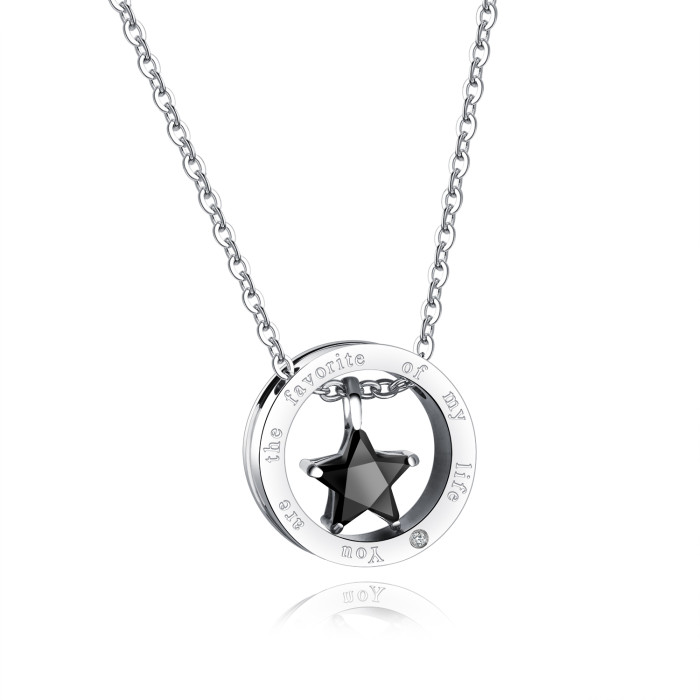 Wholesale Stainless Steel Boyfriend and Girlfriend Necklaces