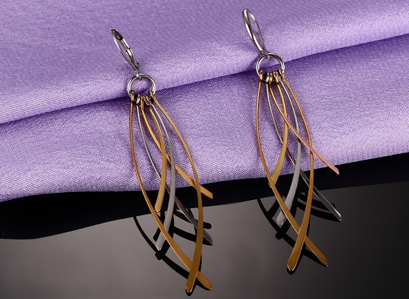 Stainless Steel Tassels Earrings for Ebay