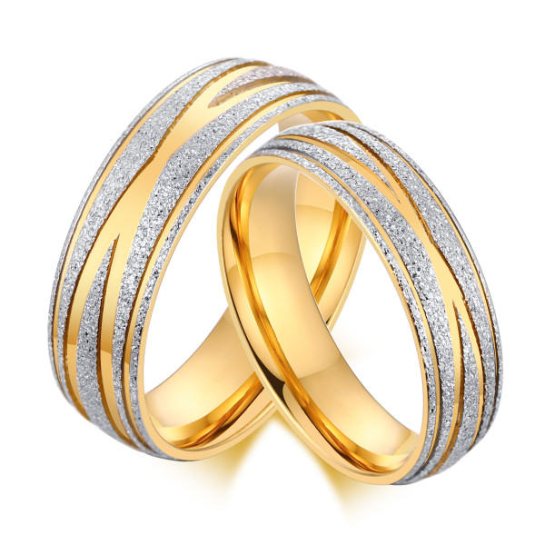 Wholesale Stainless Steel Matching Wedding Bands