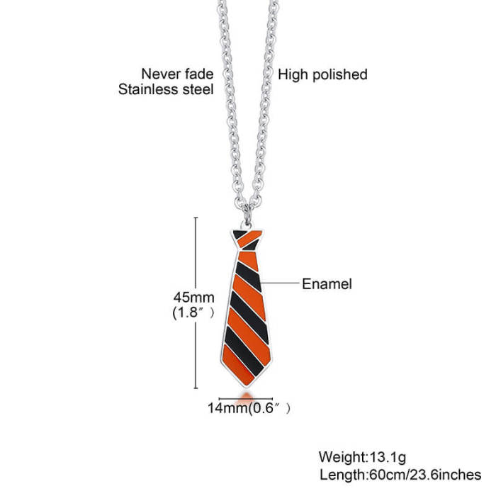 Wholesale Tie Pendant Stainless Steel