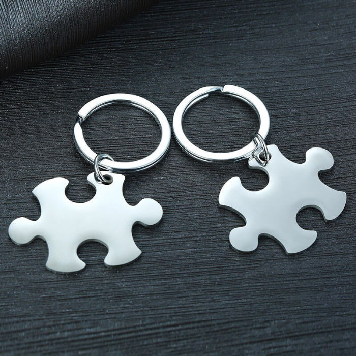Wholesale Cute Keychains Stainless Steel