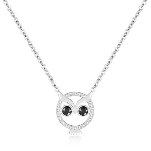 Wholesale Owl Necklace  for Women Stainless Steel