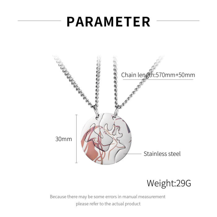 Wholesale Stainless Steel Love Pendant for Couples