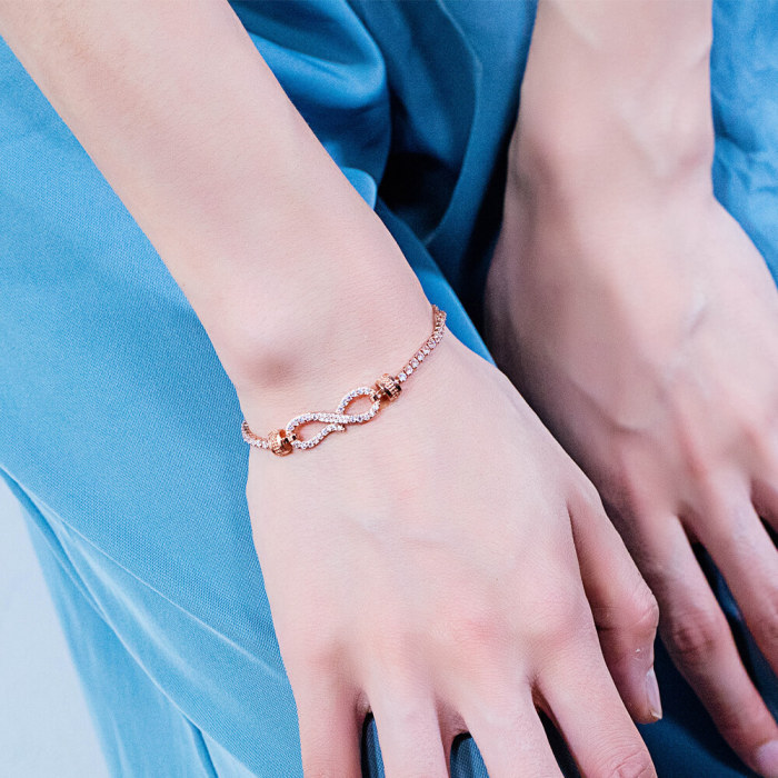 Wholesale Copper Women Infinity Bracelet