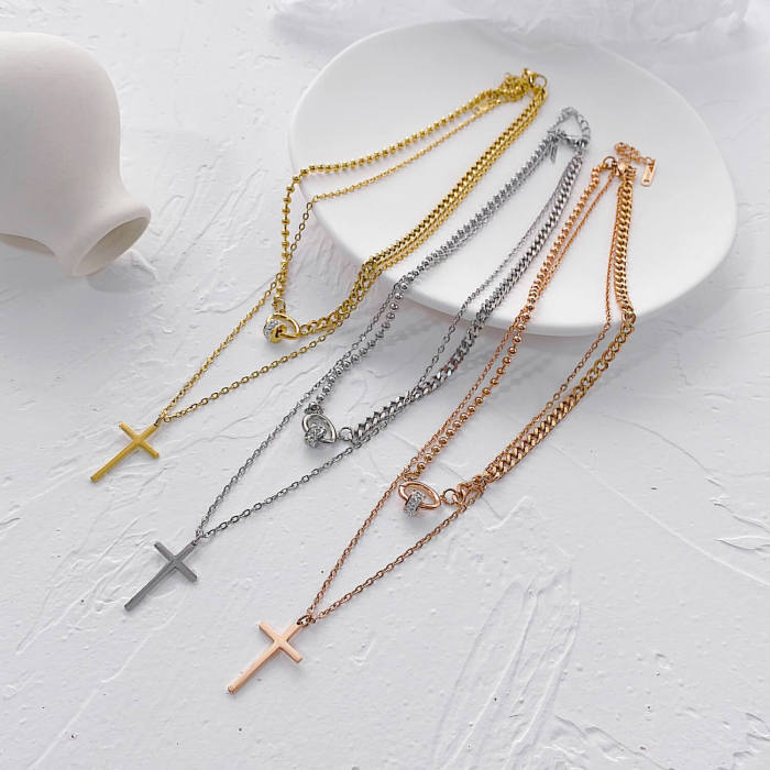 Wholesale Stainless Steel Cross Necklace for Women