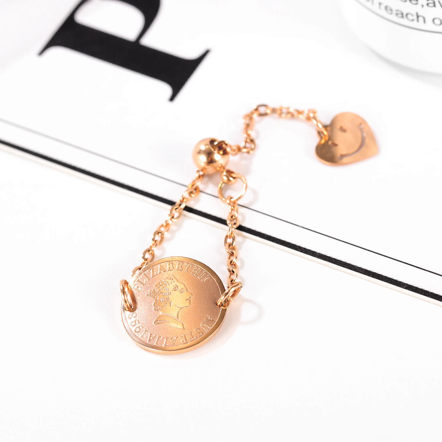 Wholesale Stainless Steel Adjustable Chain Ring