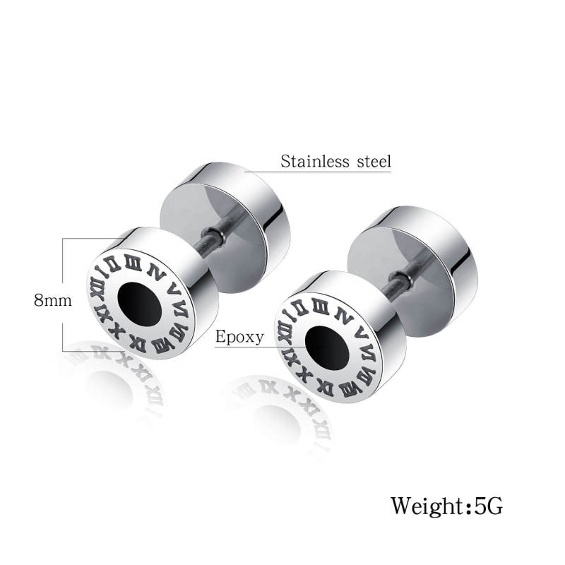 Wholesale Stainless Steel Boys Stud Earrings