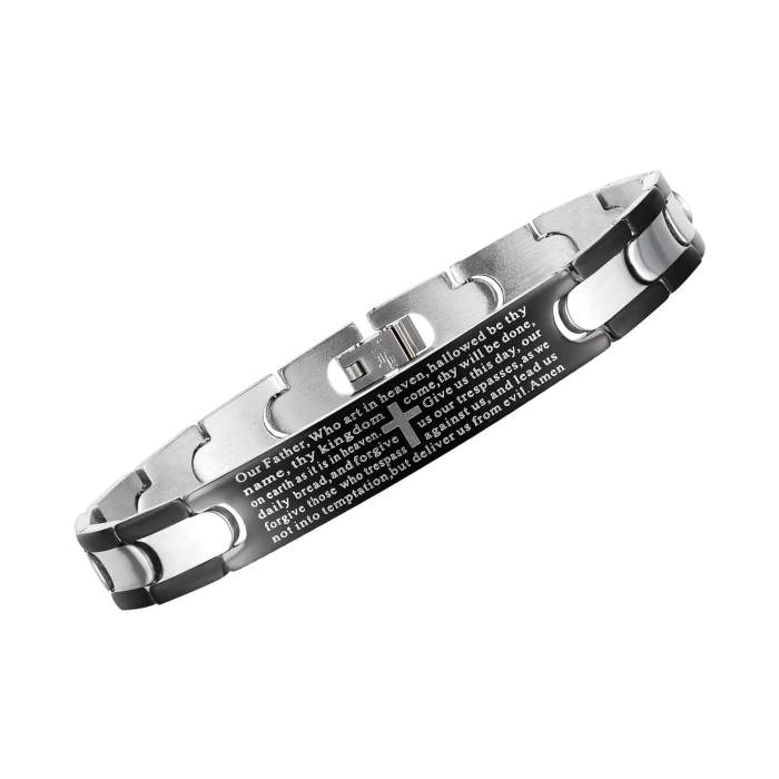 Wholesale Stainless Steel Cross Bracelet