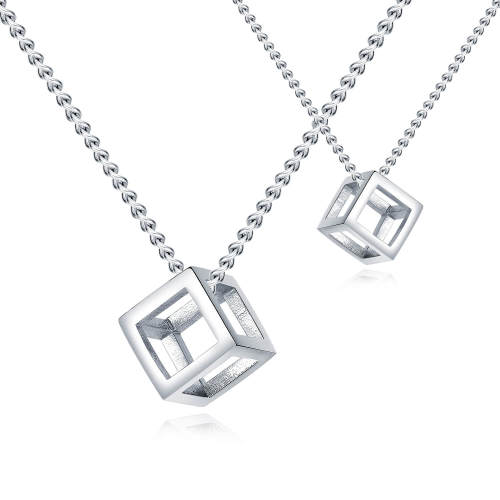 Wholesale Stainless Steel Stylish Hollow Magic Square Pendant