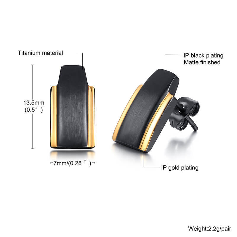 Wholesale Black Magnetic Earrings
