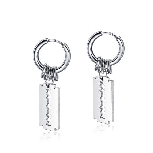 Wholesale Stainless Steel Hoop Earring with Blades