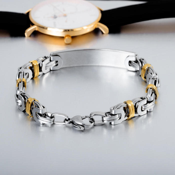 Wholesle Stainless Steel Personalised Bracelet for Men