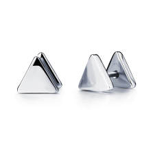 Wholesale Stainless Steel Triangle Stud Earring