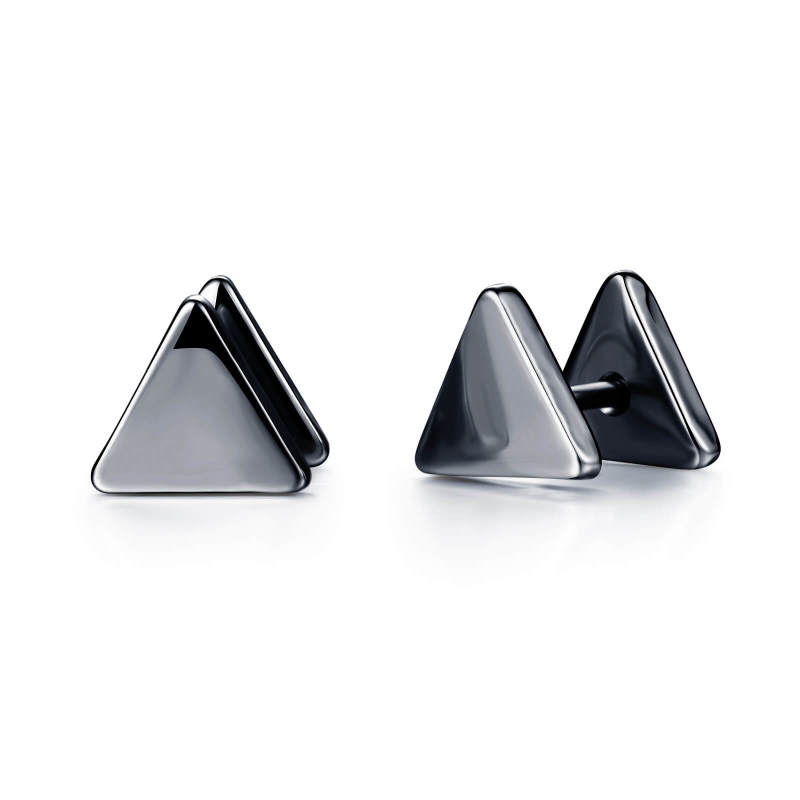 Wholesale Stainless Steel Triangle Stud Earring