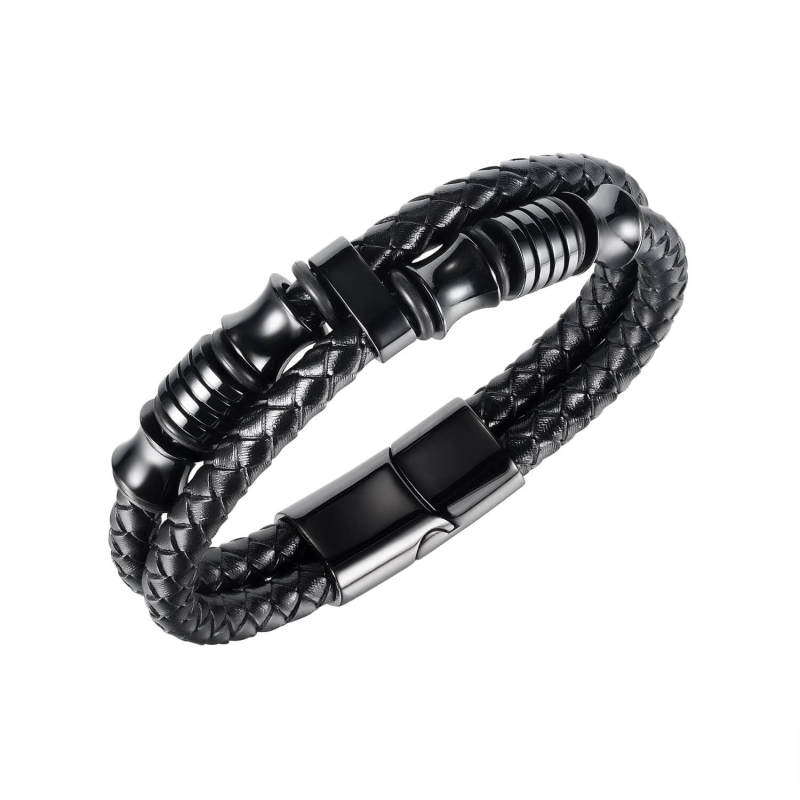 Wholesale Mens Leather Bracelet