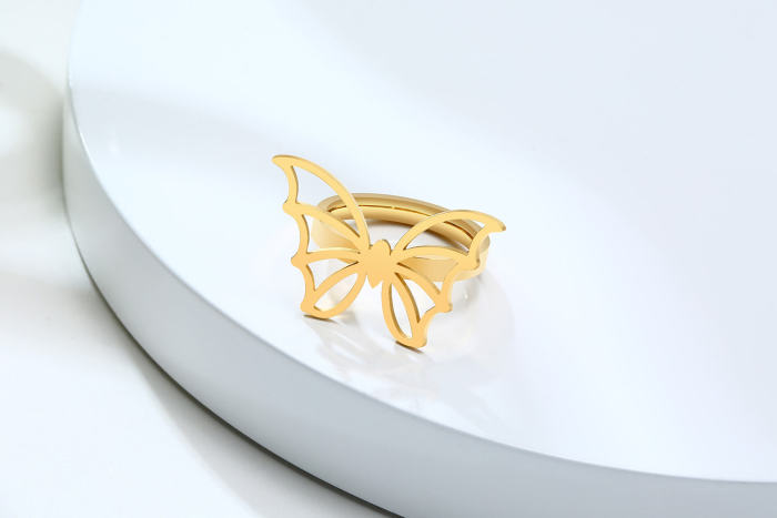 Wholesale Stainless Steel Butterfly Ring