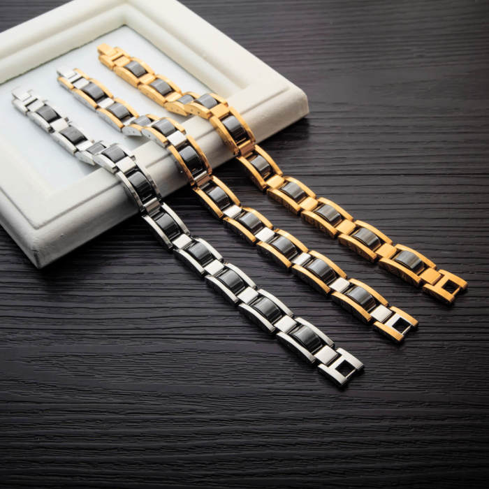 Black Stainless Steel Bracelet Wholesale