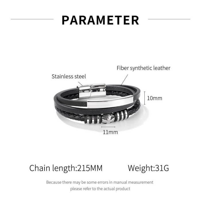 Wholesale Leather Bracelet for Mens