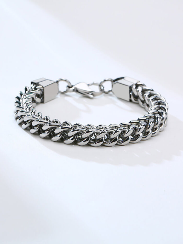 Wholesale Men Stainless Steel Keel Chain Bracelet