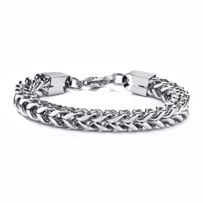 Wholesale Men Stainless Steel Keel Chain Bracelet