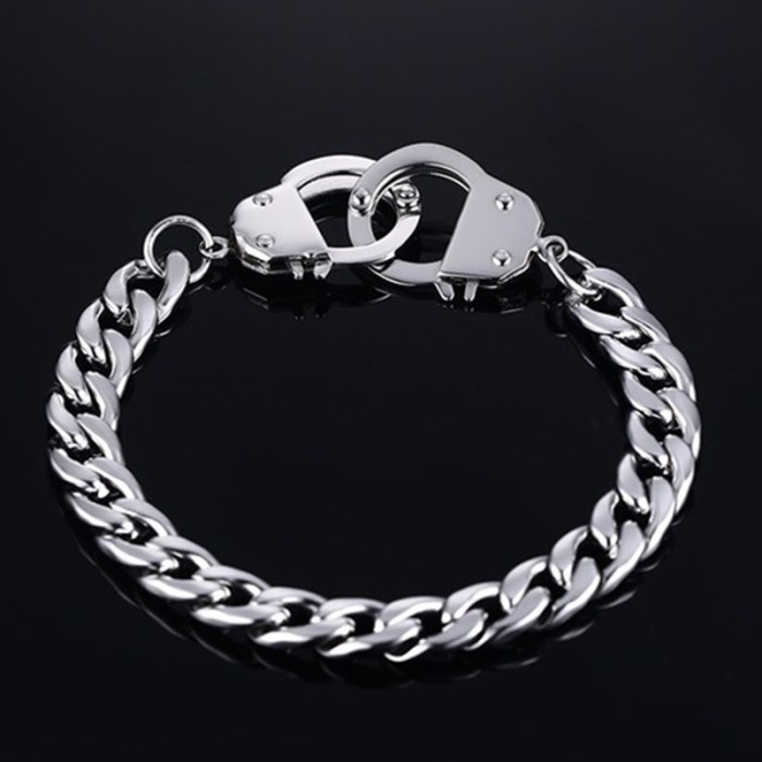 Wholesale Stainless Steel Lock Cuffed Bracelets Online