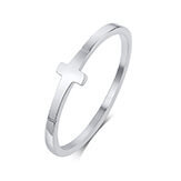 Wholesale Stainless Steel Womens Cross ring