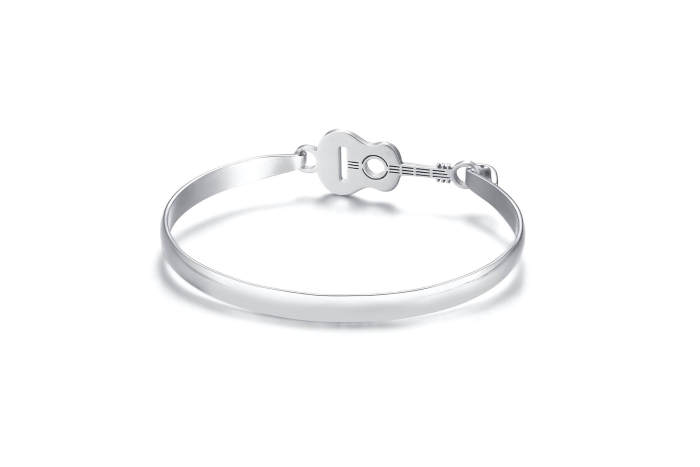Wholesale Stainless Steel Bangle with Guitar