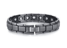 Wholesale Stainless Steel Black Bracelet