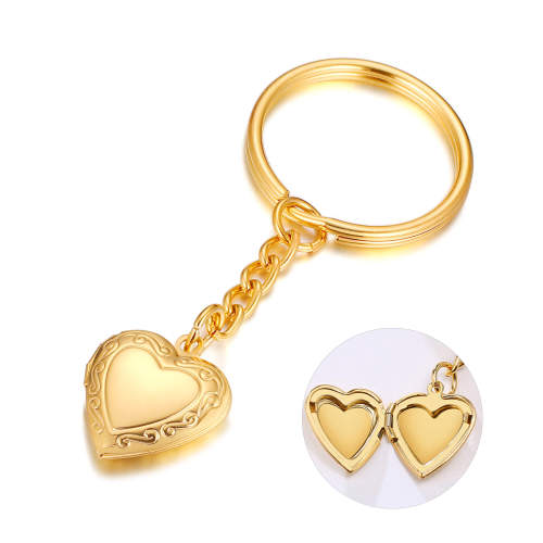 Wholesale Stainless Steel Locket Keyring