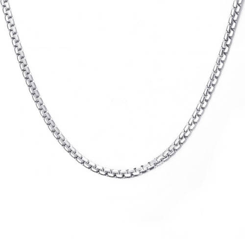 Wholesale Stainless Steel Oblate Chain Necklace